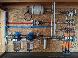 radiant floor plumbing setup clever