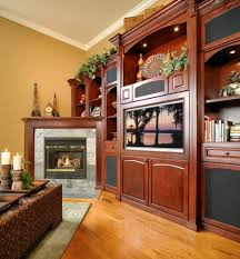 Stylish Wall Unit With Fireplace