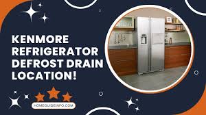 kenmore refrigerator defrost drain