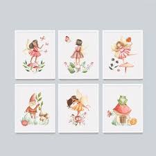 Fairy Nursery Art Fairy Garden Wall Art