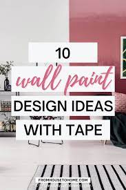 Wall Paint Design Ideas With Tape 10