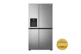 lg 635l side by side fridge in