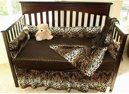 Leopard Print Crib Bedding Set Baby