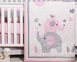 Grey Elephant Crib Bedding Comf