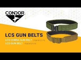 Condor Outdoor Products Inc Lcs Cobra Gun Belt