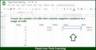how to count cells that contain