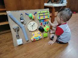 Junbaby: Cách làm busy board - đồ chơi bận rộn cho bé