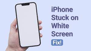 how to fix iphone stuck on white screen