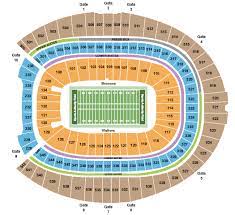 mile high seating chart rows