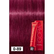 Details About Schwarzkopf Professional Igora Royal Permanent Color 0 89 Red Violet Concentrate