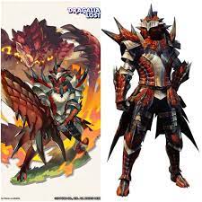 Cygames did a great job remaking the Rathalos armor. : r/DragaliaLost
