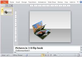 How To Create A 3d Picture Flip Book In Powerpoint