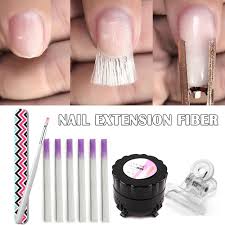 fibergl nail extension fiber tips