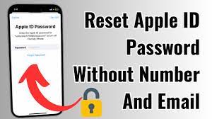how to reset apple id pword without