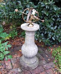 Victorian Armillary Stone Garden Sundial