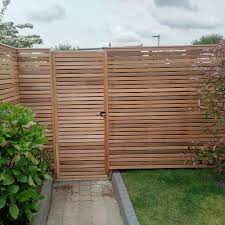 Cedar Slatted Fence Panels Slatted