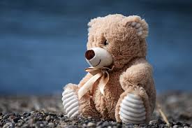 man made stuffed teddy bear
