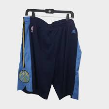 Amazon's choice for denver nuggets shorts. Adidas Denver Nuggets Basketball Shorts Swingman Stit Gem