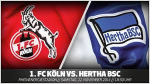 Trotz eines frühen rückstands ist der 1. Bundesliga 1 Fc Koln Hertha Bsc Vorschau 12 Spieltag