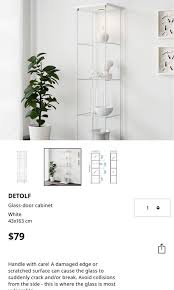 Ikea Glass Door Cabinet Furniture