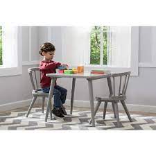 delta children grey windsor table and 2