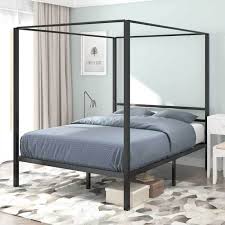 Canopy Queen Size Bed Frame With