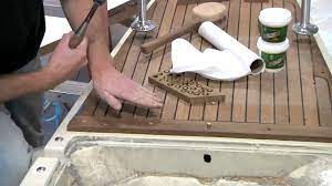 teak deck fabrication and installation