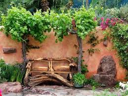 Handmade Garden Benches Adding Rustic