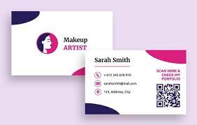 free beauty salon business cards to