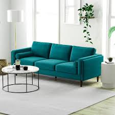 Luxury Modern Velvet Sofa Teal