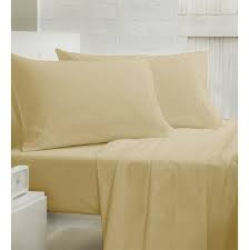 cotton sheet set mustard queen