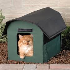 outdoor heated cat shelter hammacher