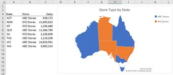 Excel Map Charts My Online Training Hub