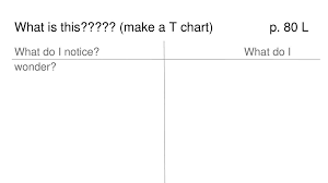 What Is This Make A T Chart P 80 L Ppt Download