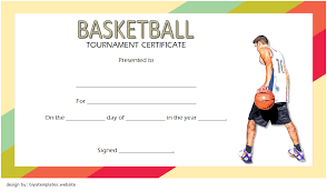 Basketball Certificate Ideas Magdalene Project Org