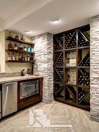 Basement Wine Cabinet Contemporary