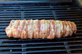bacon wrapped pork tenderloin derrick