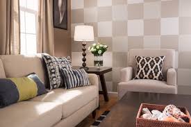 frogtape checkerboard living room