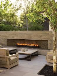 Modern And Cozy Outdoor Fireplaces