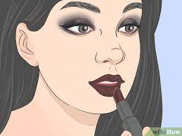 how to apply goth makeup a simple