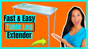 table leg extenders diy how to