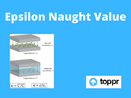 Epsilon Naught Value: Definition, Value, Formula, Derivation and Examples