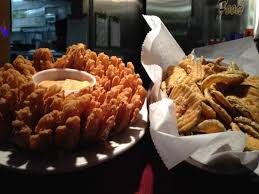 blooming onion and fried pickles