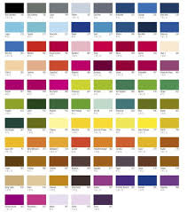 paint color chart car paint colors