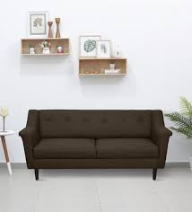 Buy Behar Fabric 3 Seater Sofa In