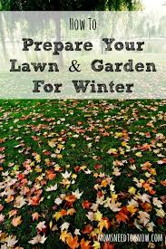 Garden For Winter Fall Gardening Tips