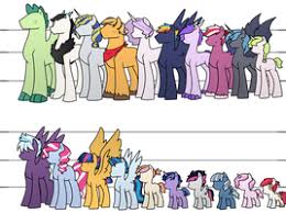Mlp Next Gen Height Chart Coloured By T45t13 Mlp Pony
