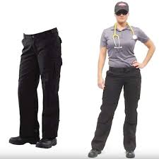 Tru Spec 1124 24 7 Series Womens Ems Uniform Cargo Pants Classic Straight Fit Polyester Cotton