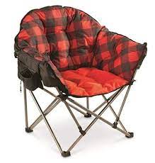 Pillow perfect 618968 check please thunder chair pad. Oversized Camp Chair Holds Up To 500 Lbs Camping Chairs Diy Camping Camping Chair