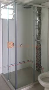 Glass Top Hung Straight Shower Screen